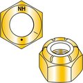 Kanebridge Hex Nut, 3/4"-10, Nylon, Grade 8, Zinc Yellow 75NS8